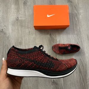 Nike Flyknit Racer Red Size 7.5